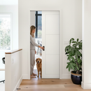 Premium White Primed Internal 3 Panel Framed Pocket Door Set - Durable, Space-Saving Design for Modern Interiors