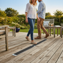 Premium 63mm x 635mm Non Slip Decking Strips - Heavy Duty Aluminium Screw Down Plates for Safe Installation on Unstable Surfaces