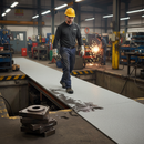 Premium Heavy Duty Solid Top GRP Grating Sheet – 41mm Thick, 3.6m x 1.2m Non-Slip Flooring Panel for Industrial Applications