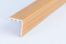 uPVC wood effect stair nosing in Beech finish