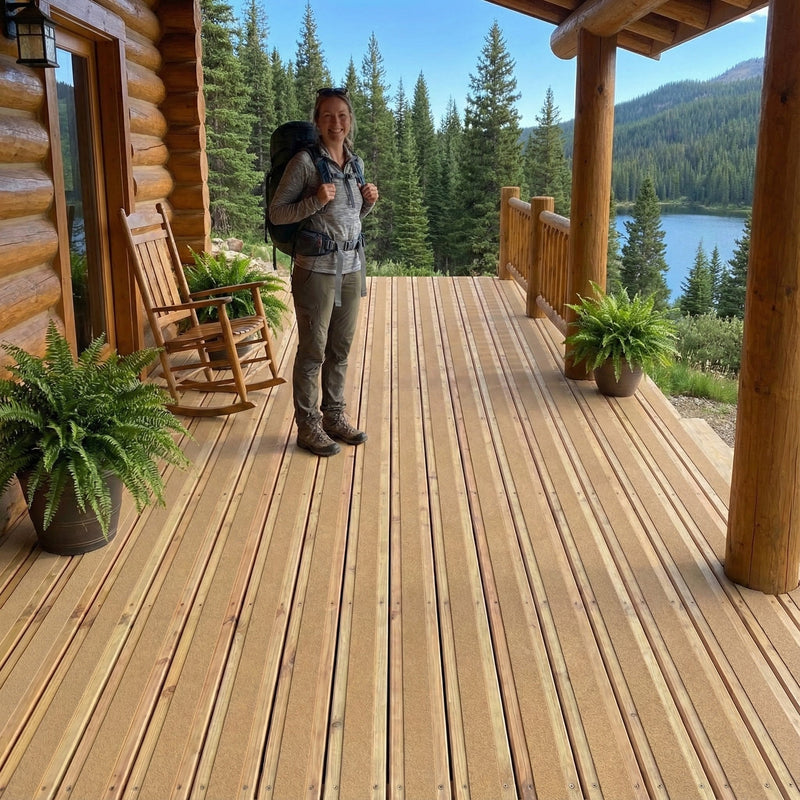 Premium Heavy Duty Anti Slip Decking Strips 1000mm - GRP Non Slip Safety Strips for Garden, Steps & Patio with Easy Installation