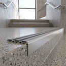 Aluminium Stair Nosing 78.5mm x 40mm with Carborundum Anti-Slip Insert — Anti-Slip Insert Colour: Graphite
