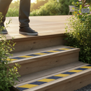 Premium Anti-Slip Decking Strips - 50mm GRP Stair Treads for Outdoor Safety, Easy Installation, 10-Year Guarantee