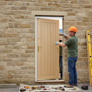 Premium Unfinished Oak External Farley Door - Versatile Design for Custom Finishing Options