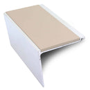 Light Gray Aluminium 60mmx55mm Non Slip Stair Nosing