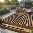 Premium Heavy Duty Anti Slip Decking Strips 1200mm - GRP Non Slip Safety Strips for Garden, Steps, and Patios