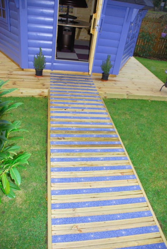 90mm Fine Grit Non-Slip Decking Strips For Damp And Frosty Conditions
