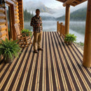 Premium Heavy Duty Anti Slip Decking Strips 1200mm - GRP Non Slip Safety Strips for Garden, Steps, and Patios