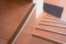Aluminium Tile-In Stair Nosing with Replaceable Anti-Slip Insert | 2.5m | 9mm & 11mm | Porcelain & Stone Stairs