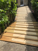 90mm Medium Grit Non-Slip Decking Strips for Wet & Frosty Conditions - Durable GRP, Easy Installation, Anti-Slip Safety for Indoor & Outdoor Use