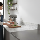 Premium Rounded Edge Upstand 3000mm - Durable Laminate with Elegant Stone Effect for Kitchen and Bathroom