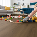 Professional Comfort Luxe Plus 12mm Laminate Flooring with Natural Oak Effect and Built-In Cork Underlay for Enhanced Comfort