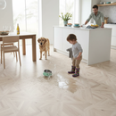 Premium Water-Resistant 8mm Laminate Flooring with AQUA PRO Technology and Oak Effect Finish for Modern Homes