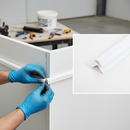 Premium White PVC Shower Wall Panelling External Corner Trim for Seamless Bathroom Installations