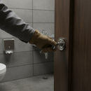 Premium WC Turn and Release Knob in Polished Chrome Finish - Solid Brass Construction for Durable and Stylish Door Access