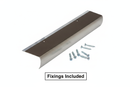 What's in the box - bullnose stair nosing with fixings included