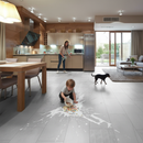 Premium Water-Resistant Laminate Flooring - Stone Design, Easy Installation, Ideal for Humid Areas