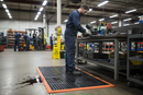 Premium Anti-Slip Custom Floor Mat Made from 100% Nitrile Rubber with Drainage Holes for Safe and Comfortable Work Environments
