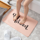 Premium Non-Slip Bathmat in Pink Stone - Cute Bathroom Decor with Anti-Mould and Anti-Bacterial Features - Perfect for Home and Gifts