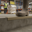 Premium Self-Adhesive Stair Nosing Profile 900mm - Brushed Steel Finish for Easy Installation and Versatile Decor