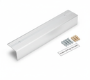 What's in the box - aluminium step nosing with screws and plugs included