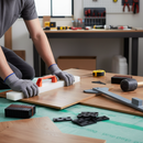 Professional Solid Wood Flooring Fitting Kit with Heavy Duty Tools for Efficient Installation