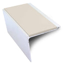 Light Gray Aluminium 60mmx55mm Non Slip Stair Nosing