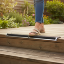 Heavy Duty Nosing Non Slip Decking Aluminium Screw Down Plates 120mm x 45mm x 635mm for Marine and Garden Use