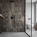 Premium Waterproof Wall Panelling 2650 x 1230mm - Rustic Wood Finish for Easy Bathroom Transformation