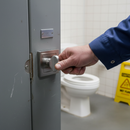 Premium Square WC Turn and Release Lock in Satin Chrome Finish - Durable Bathroom Privacy Solution