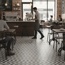 Premium Water-Resistant 8mm Laminate Flooring in Black and White - Stylish, Durable, and Perfect for Modern Homes