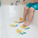 Premium Anti-Slip Kids Bath Stickers - 5 Pack of Colorful Adhesive Treads for Safe and Fun Bath Time