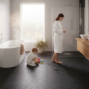 Premium Water-Resistant 8mm Matt Laminate Flooring with Ultra Matt Finish and Herringbone Design for Modern Homes