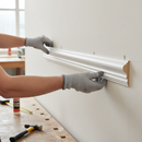 Premium White Painted Dado Rail 2.4m x 20mm x 69mm for Flooring Protection - High-Quality Professional Grade for Industrial and Commercial Applicat...