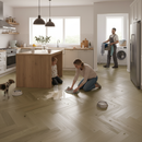 Premium Waterproof Engineered Real Wood Flooring with Natural Oak Finish, UV Matt Coating, and Advanced Rigid Core Technology for Modern Living Spaces
