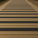 90mm Medium Grit Non-Slip Decking Strips for Wet & Frosty Conditions - Durable GRP, Easy Installation, Anti-Slip Safety for Indoor & Outdoor Use