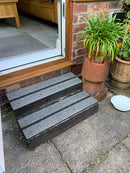 90mm Fine Grit Non-Slip Decking Strips - Anti-Slip for Damp & Frosty Conditions - Durable GRP - Easy Installation - Suitable for Indoor & Outdoor Use