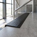 Dovetail Non-Slip Stair Tread Inserts, Custom Lengths 250-2700mm professionally fitted in use