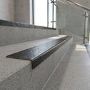 Dovetail Non-Slip Stair Tread Inserts, Custom Lengths 250-2700mm professionally fitted in use