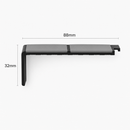 Technical side-profile drawing of the stair nosing showing 88mm tread depth and 32mm nose height