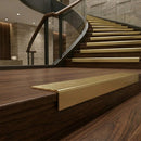 Brass Stair Nosing 62.8mm Solid Brass Serrated Anti Slip
