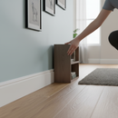 Premium White Painted Decorative Moulding 2.4m - Stylish Architrave Set for Doors 18mm x 51mm