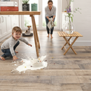 Premium Water-Resistant 8mm Laminate Flooring - Rustic Ecu Oak Finish with High Durability and Easy Installation