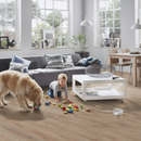 Premium Supernatural Classic 8mm Embossed Laminate Flooring - Water-Resistant and Durable for Kitchen and Bathroom Use