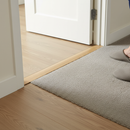 Premium Self-Adhesive Adapting Door Profile - 900mm Length with Versatile Brushed Steel Finish