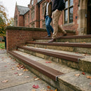 27x8.5mm aluminium stair nosing strip with standard profile for indoor and outdoor step edge protection