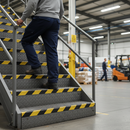 Heavy Duty Anti-Slip GRP Stair Nosings - 30mm x 70mm, Durable Non-Slip Edge Protection for Indoor and Outdoor Use