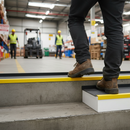 Premium Anti-Slip Stair Tread Covers for Steps - 1000mm x 265mm Turn Up/Turn Down for Enhanced Safety