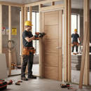 Premium Unfinished Parma 5-Panel FD30 Fire Door with Solid Engineered Core for Enhanced Safety and Customizable Finishing Options