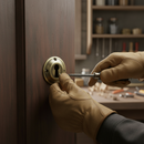 Premium Solid Brass Open Key Hole Escutcheon - Antique Finish for Timeless Elegance and Durability